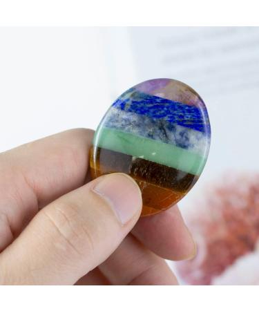 Thumb Bag Palm Worries - Polished Reiki Crystal for Chakra Balance & Relaxation | 1.8 Inches Healing Stone - Buy Online on GoSupps.com