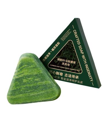 Njidher Solid Hair Shampoo Soap | Deep Cleansing Anti-Shine Shampoo Light Hair Care for Young Men Women Teen Family