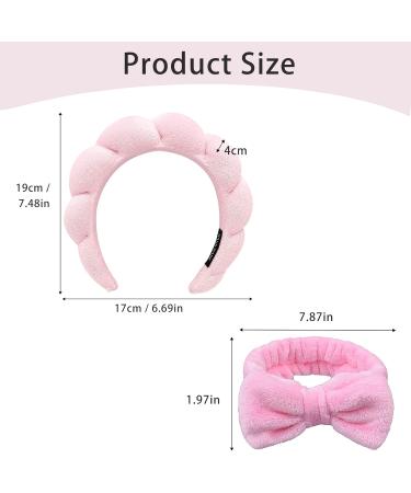 MOSNOW Headband for Women Spa Face Band Elastic Hair Bands for Make-up and Washing Cute Head Band For Skincar Yoga Face Washing Makeup Removal and Facial Mask - Buy Online on GoSupps.com