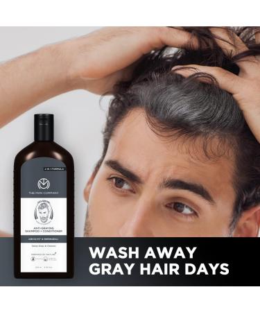 Buy The Man Company Anti-Graying 2-in-1 Shampoo & Conditioner for Men | SLS & Paraben Free Enriched with Shikakai & Bhringraj | 200ml - All Hair Types - Buy Online on GoSupps.com
