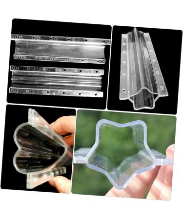 POPETPOP 10 Pcs Shaped Growth Mold Plastic Growth Mold Vegetable Mould Suit Melon Forming Molds Fruit Growing Suits for Growth Forming Mold Star Mold Fruit Tree Cucumber Child Transparent Colorx5pcs 20x6.5cmx5pcs - Buy Online on GoSupps.com