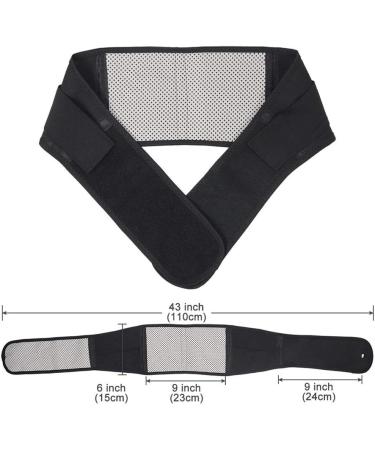 Casota Adjustable Lumbar Belt - Tourmaline Self-Warming Magnetic Therapy for Back Support | Unisex Massage Band - Buy Online on GoSupps.com
