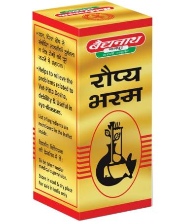  Baidyanath Asli Ayurved Baidyanath Roupya Bhasma 1 g - Buy Online on GoSupps.com