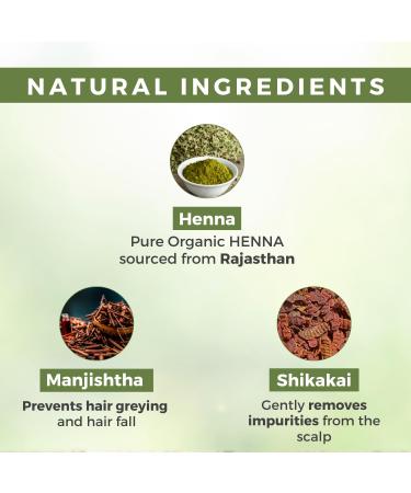 Organic Vegetable Henna Powder - 100g | Natural Hair Dye | Shop Internationally - Buy Online on GoSupps.com