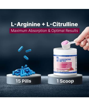 L-ARGININE PRO 2-Pack Orange and Raspberry & Great Tasting | Blood Flow | Pre-Workout Drink | Increased Energy | Vitamins C B6 B12 K & More - Buy Online on GoSupps.com