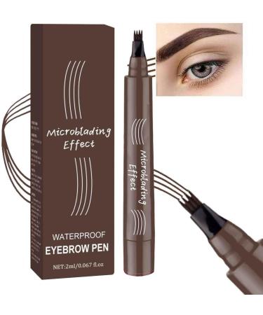 Eyebrow Pencil with 4 Tip for Natural Eyebrow Makeup Eyebrow Long-Lasting Eye Brow Pencils for Women Eyebrow Pen (02) - Buy Online on GoSupps.com