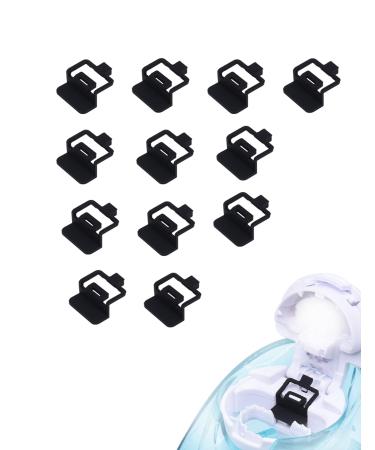 Enadvd 12 PCS Silicone Pods Refills Accessories for Navage Nasal Care Save Salt for Easy Operation (Black)