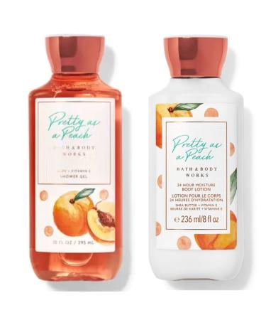 Bath and Body Works Pretty as a Peach Shower Gel and Body Lotion - Buy Online on GoSupps.com