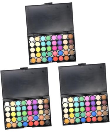 FRCOLOR 3pcs 40 Combination Cosmetic Makeup Colors Shadow Pallet Eye 1 count (Pack of 1) As Shownx3pcs - Buy Online on GoSupps.com