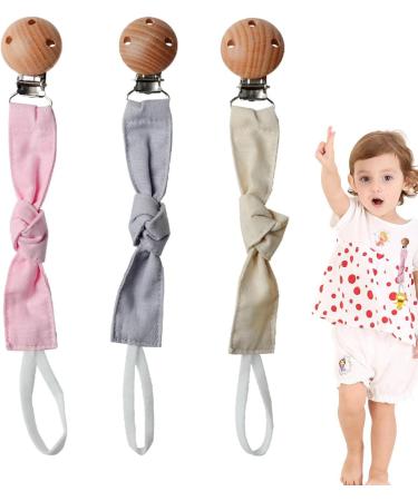 Shop Backlight Pacifier Clips - Young & Flexible One-Piece Design | Rustproof Baby Essentials - Buy Online on GoSupps.com
