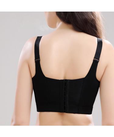 Yhybn Plus Size Minimizer Bra - Full Coverage Seamless Wireless Shaper for Daily Comfort - Black Size 40/90CDE - Buy Online on GoSupps.com
