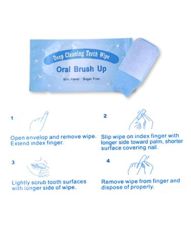 Tooth Whitening Wipes - Disposable Cleaning Towels & Teeth Cloths for Oral Hygiene | 10PC Whitening Strips Kit - Buy Online on GoSupps.com