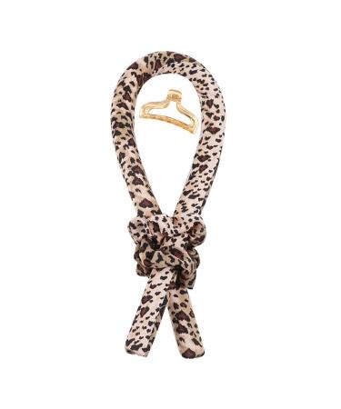 HMMJ Women Heatless Curling Rod Headband No Heat Curl Silk Ribbon with Hair Clips and Scrunchie Sleeping Hair Rollers DIY Hair Styling Tools Kit for Soft Headband Wave Formers Hair Curlers 15