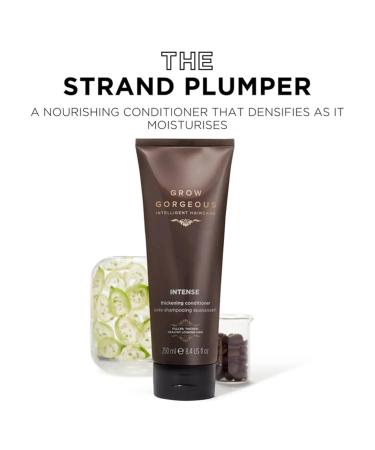 Buy Grow Gorgeous Intense Conditioner - Caffeine & Omegas for Thicker Hair - Vegan 8.45 oz | International Shipping - Buy Online on GoSupps.com