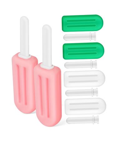 HAPINARY 6 Pcs Popsicle Silicone Chew Chewies Jaw Teeth Device Chewing Gum Invisible