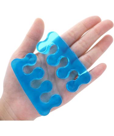 Buy Sibba Toe Separator for Nail Polish Silicone Foot Pain Relief for Overlapping/Hammer Toes Unisex (Blue) - Buy Online on GoSupps.com