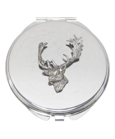 Fallow Head Compact Mirror Handbag Gift With Free Engraving 124