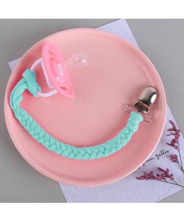 Handmade Rjsqaqe Pacifier Clip for Boys & Girls - Braided Chain Smooth Clip - Perfect Baby Gift for Birthdays Christmas & Showers (GetaWay Solids - Red/Excursion) - Buy Online on GoSupps.com
