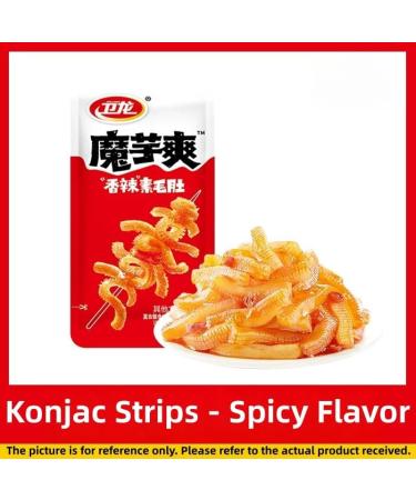 DAMAICHUHAI Konjac Latiao Chinese Snacks Spicy Snacks Crispy and Chewy Konjac Noodles Spicy and Flavorful Ready to Eat Straight From The Bag 360g/12.6oz. - Buy Online on GoSupps.com