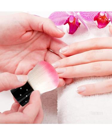 AUEAR 4 Pack Multicolor Nail Powder & Dust Brushes - Nail Art Cleaning Tools for Women and Girls - Buy Online on GoSupps.com