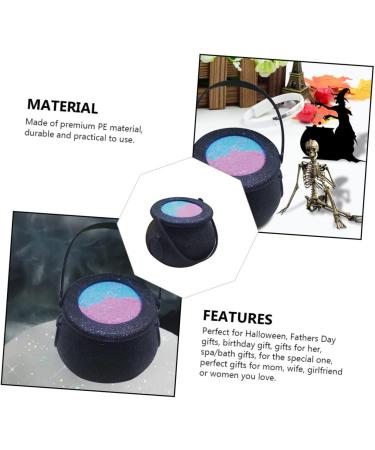  minkissy minkissy 1Pc Organic Bath Ball Pot For Body Mini Gel Mini Cauldron Favor Halloween Party Sparkling Bubble Bath Bomb Fizzies Ball Tank - Buy Online on GoSupps.com