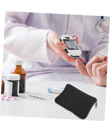 Portable Gleavi Blood Sugar & Pressure Measuring Device Holder | Glucometer Carrier Bag | Travel-Friendly Fabric Storage Box - Buy Online on GoSupps.com