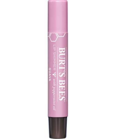 Buy Burt's Bees Tinted Lip Shimmer Guava | Natural Shiny Finish Lip Gloss with Peppermint Taste | International Shipping - Buy Online on GoSupps.com