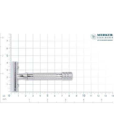 Merkur 33C Razor | Classic Chrome | Three-Part Closed Comb | Ideal for Wet Shaving | Durable Zinc & Brass | Made in Germany - Buy Online on GoSupps.com