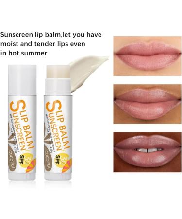 yanwuwa SPF Lip Balm Bum Sun Lip Balm SPF30 Hydrating Lip Sunblock Lip Sunscreen Travel Sunscreen For Lips Lip Care for Women Watermelon flavor - Buy Online on GoSupps.com