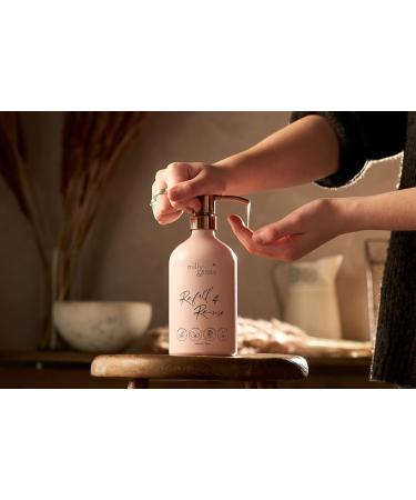 milly&sissy Zero Waste Make the Switch Set: includes 500ml aluminum bottle for life 500ml glass bottle with refills for Candied Tangerine hair&body wash and Sweet Cherry hand wash - Buy Online on GoSupps.com