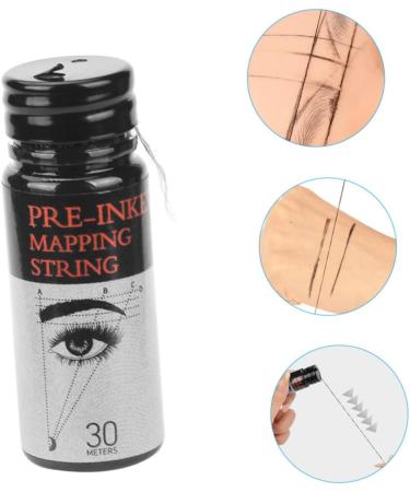 FOMIYES Eyebrow Ink Black Line Eyebrow Drawing Line Tool Measuring Tool Eyebrow Measure Tool Ruler Bottled - Buy Online on GoSupps.com