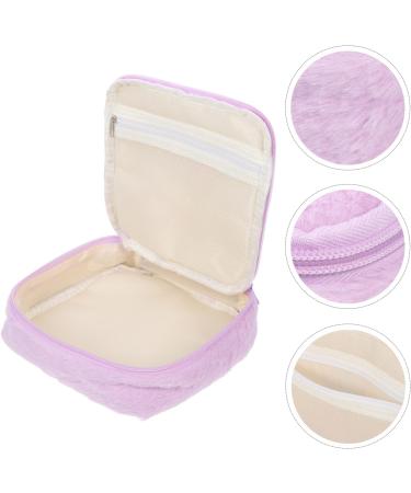 EXCEART Sanitary Napkin Storage Bag - Period Bag for Women and Teens - Violet - Buy Online on GoSupps.com