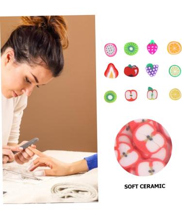 DOITOOL 4800 Pcs 12 Fruit Sliced nail Art Accessories Resin Flatback Beads Nail Fruit Slice Flower Nail Decals Nail Art Decorations Makeup Tools Nails Decoration Scrapbook Flowers - Buy Online on GoSupps.com