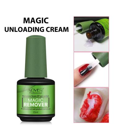 Gel Nail Polish Remover (3pcs) | Professional Non-Irritating Formula | Quick & Easy 2-3 Minute Removal | 15ml (0.5 Fl Oz) | Pack of 3 - Buy Online on GoSupps.com