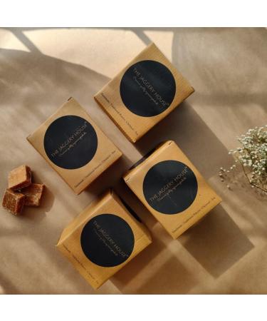 The Jaggery House Solid Jaggery with Ashwagandha 450g - 100% Natural, Handmade, Chemical-Free Jaggery Block and Cubes - Buy Online on GoSupps.com