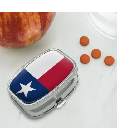 Texas State Flag Pill Case | Rectangle Trinket Gift Box | Perfect Texan Gift - Buy Online on GoSupps.com