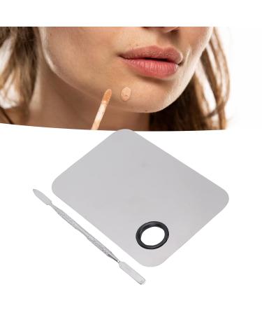 Professional Stainless Steel Mixing Palette & Spatula for Makeup | Easy to Clean Perfect for Toning - International Shipping Available - Buy Online on GoSupps.com