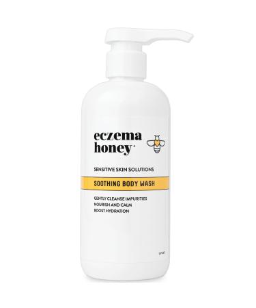 ECZEMA HONEY Soothing Body Wash - Daily Shower Gel & Eczema Treatment - Sensitive Skin Body Wash for Adults Kids & Babies - Body Cleanser for Eczema Relief (13 Fl Oz)