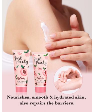 Peach Scent Spa Gift Set for Women - 8 Piece Bath and Body Set with Bath Bomb, Candle, and Massage Oil - Ideal Gifts for Her - Buy Online on GoSupps.com