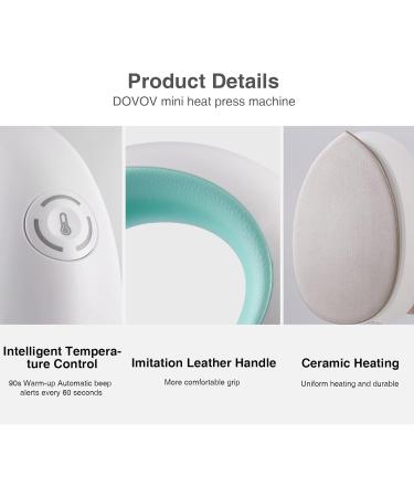 Dovov Mini Heat Press Machine for Small HTV Vinyl Projects - Green - Buy Online on GoSupps.com