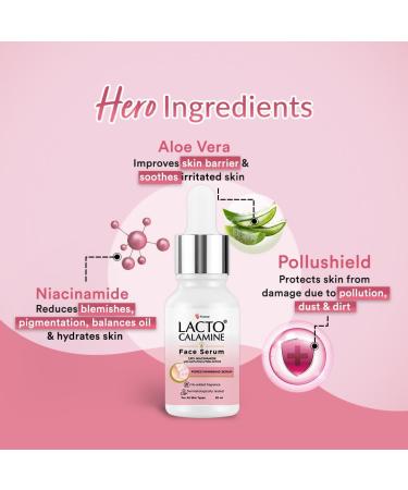 Lacto Calamine 10% Niacinamide Face Serum Fragrance-Free Serum for Face 30 ml - Buy Online on GoSupps.com