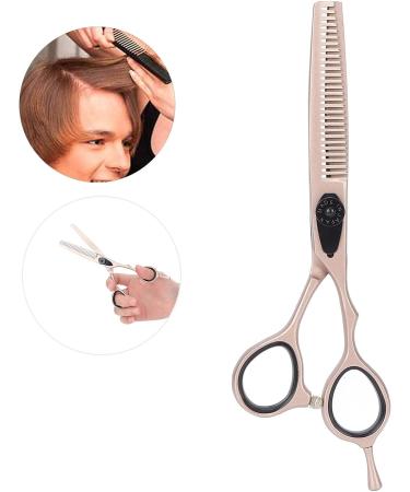 Qukaim Stainless Steel Hair Scissors Hair Cutting Scissors 5.5-Inch Stainless Steel Hairdressing and Thinning Scissors for Home Barber Shop Salon Styling Tool - Buy Online on GoSupps.com