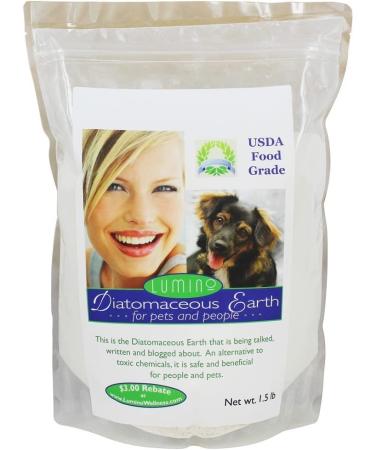 Buy Lumino Food Grade Diatomaceous Earth 1.5lb for Pets & People | Safe & Natural - Buy Online on GoSupps.com