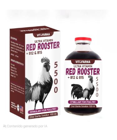 VITOFARMA B12 5500 100 ml Restorative Muscle Mass Optimal Weight Training Support Booster for Rooster SUPLEMENTO NUTRICIONAL ENERGIZANTE CON ACTIVADOR METABOLICO