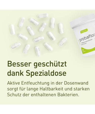 Nupure Probaflor - 30 Capsules with 20 Billion CFU 11 Probiotic Strains Inulin & Lactobacillus Salivarius SP2 - Gut Health Supplement - Buy Online on GoSupps.com