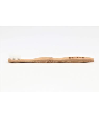 Suztain Bamboo Toothbrush - Super Soft & Eco-Friendly Perfect for Sensitive Teeth | Sustainable Oral Care - Buy Online on GoSupps.com