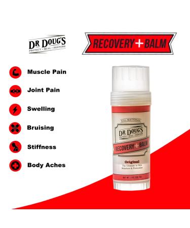 Dr. Doug's Recovery Balm - Large Twist Up 2oz | Soothing Relief for Pain & Inflammation | Buy Internationally - Buy Online on GoSupps.com