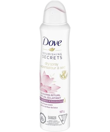 Dove Nourishing Secrets Antiperspirant Dry Spray Lotus Flower Scent antibacterial odour protection 107 g - Buy Online on GoSupps.com