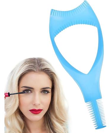 AEZON Lashes Applicator Tool Eyelashes Tools Mascara Shield Applicator Guard Lash Mascara Shield Guard Comb Protector Eyelid Eyelash Brush Tool & False for Natural Look Blue - Buy Online on GoSupps.com