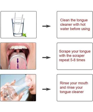 PLGEBR Tongue Scraper - Premium Steel Reusable Breath Brush for Effective Oral Cleaning | Bad Breath Solution - Buy Online on GoSupps.com